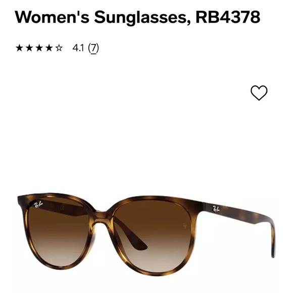 Women's Ray Ban Sunglasses RB4378 - Picture 7 of 11